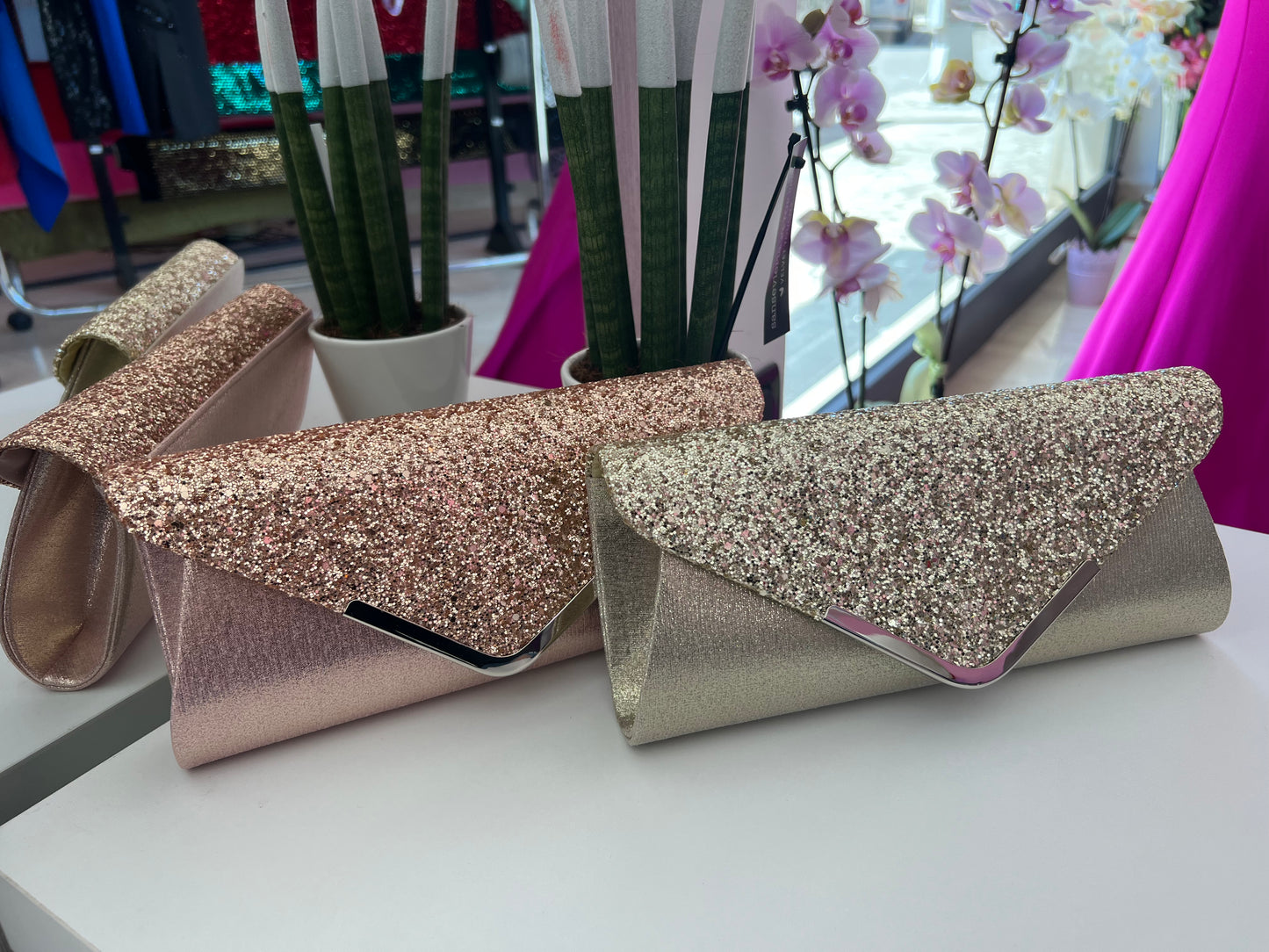 Pochette glitter