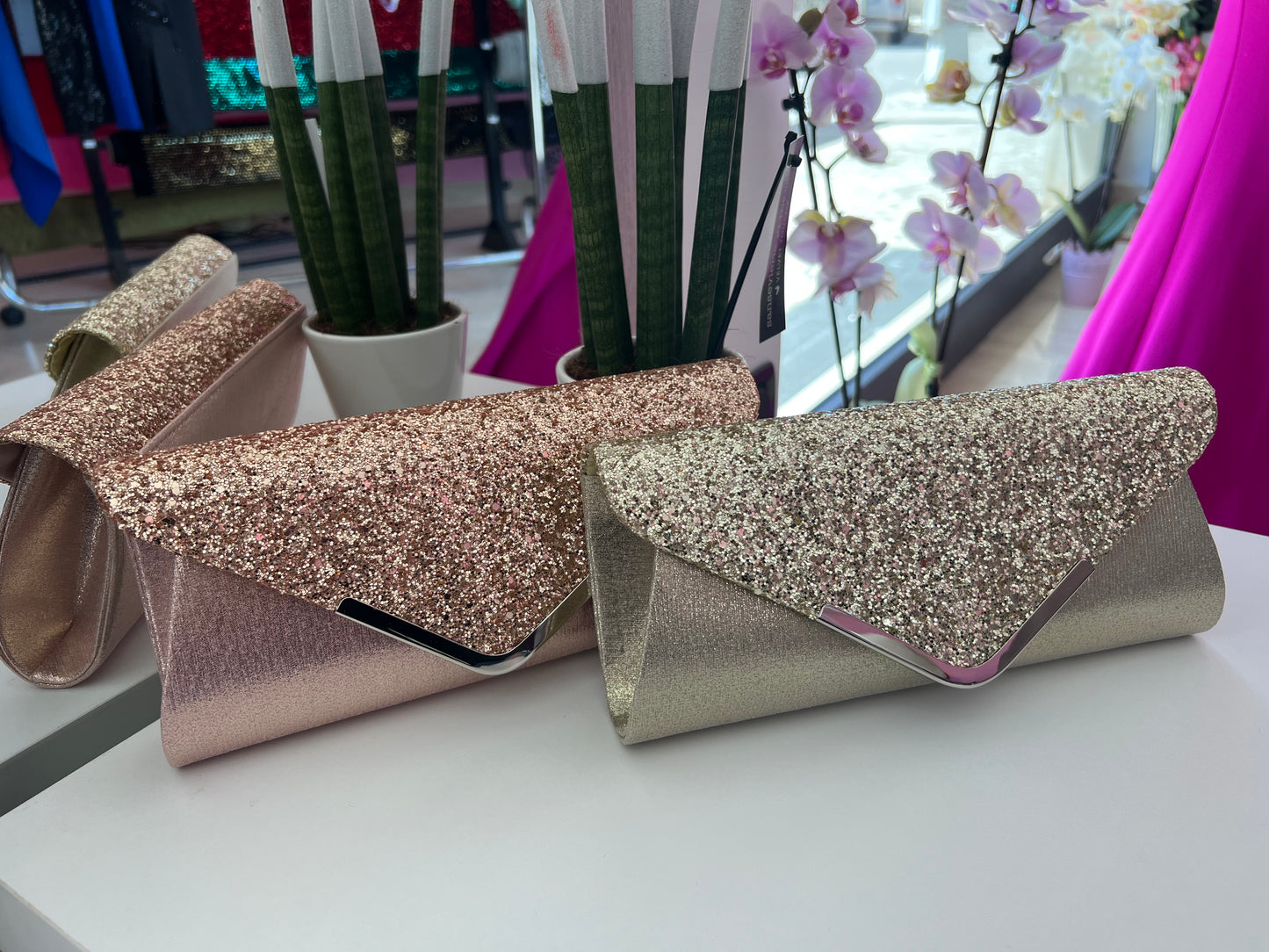 Pochette glitter