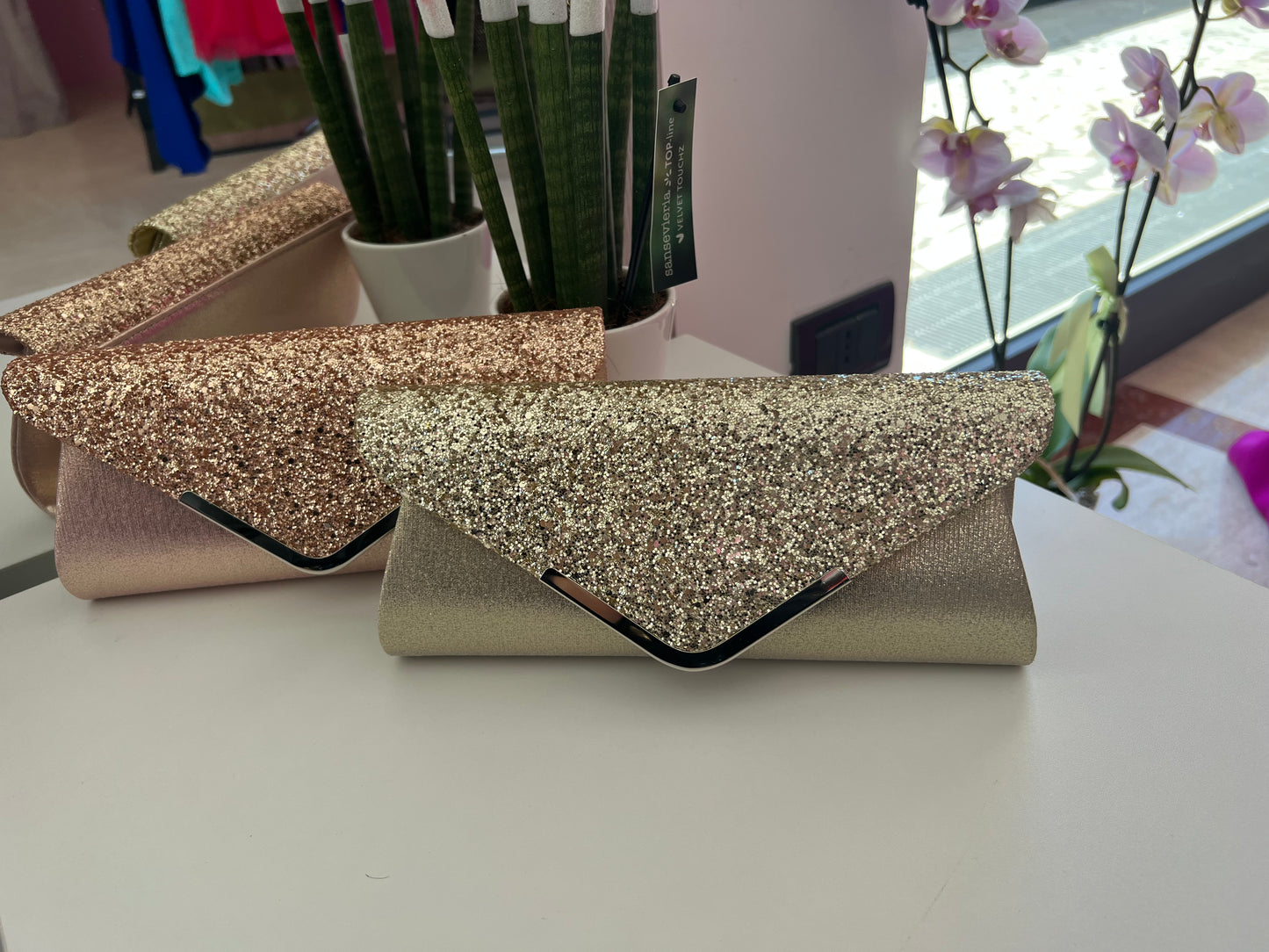 Pochette glitter